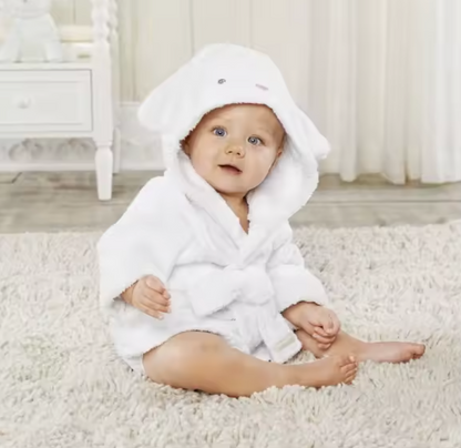 Toddler Hooded Bathrobe - Soft Terrycloth Animal & Nature Themes
