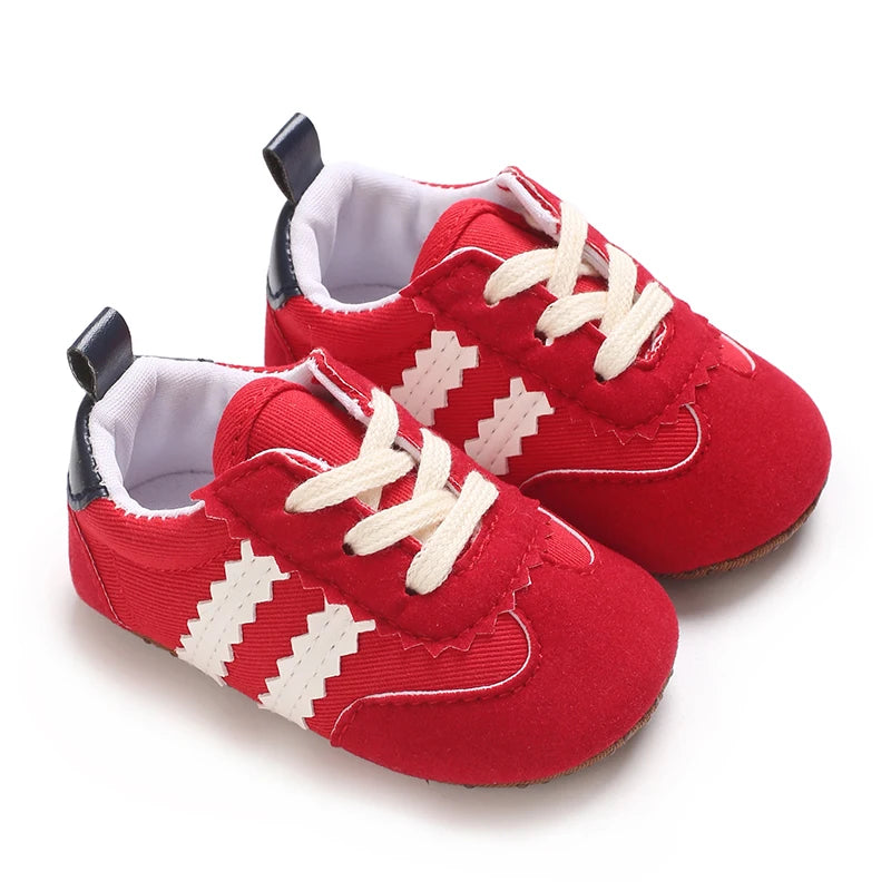 Baby Sneakers - Non-Slip Prewalker Shoes for Boys & Girls (0-18M)