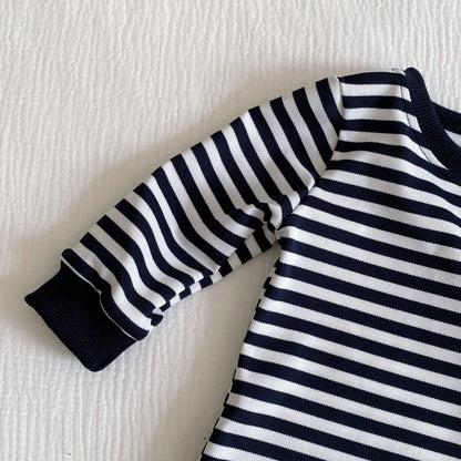 Baby Boy & Toddler 2-Piece Striped Clothing Set (6M-3T) – Long Sleeve Top & Pants