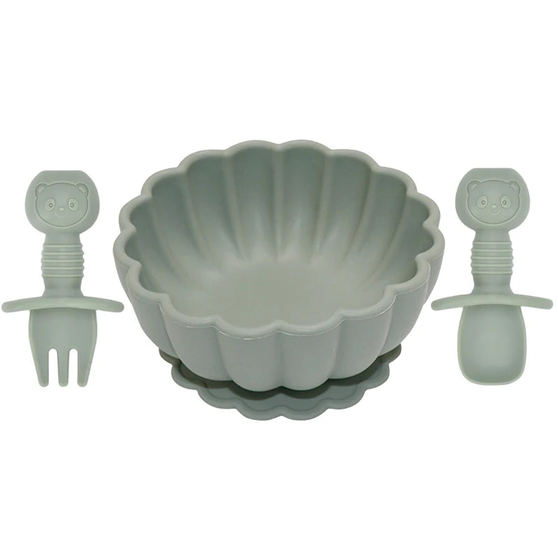 First Stage Silicone Bowl & Utensil Kit