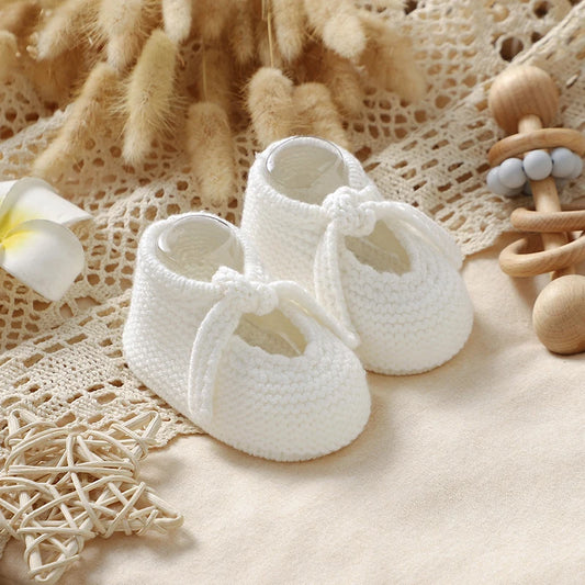 Hand-Knit Baby Shoes