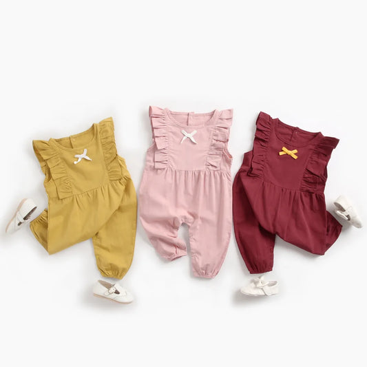 Cotton Baby Girls Rompers