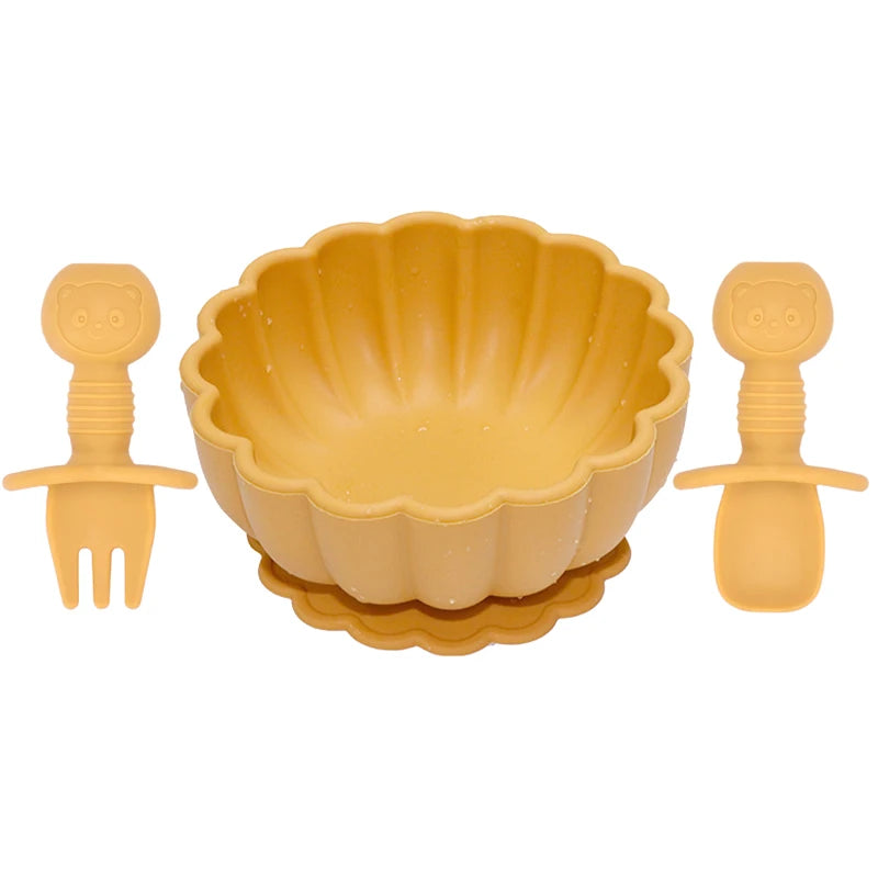 First Stage Silicone Bowl & Utensil Kit