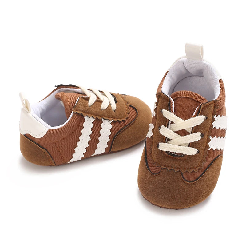 Baby Sneakers - Non-Slip Prewalker Shoes for Boys & Girls (0-18M)