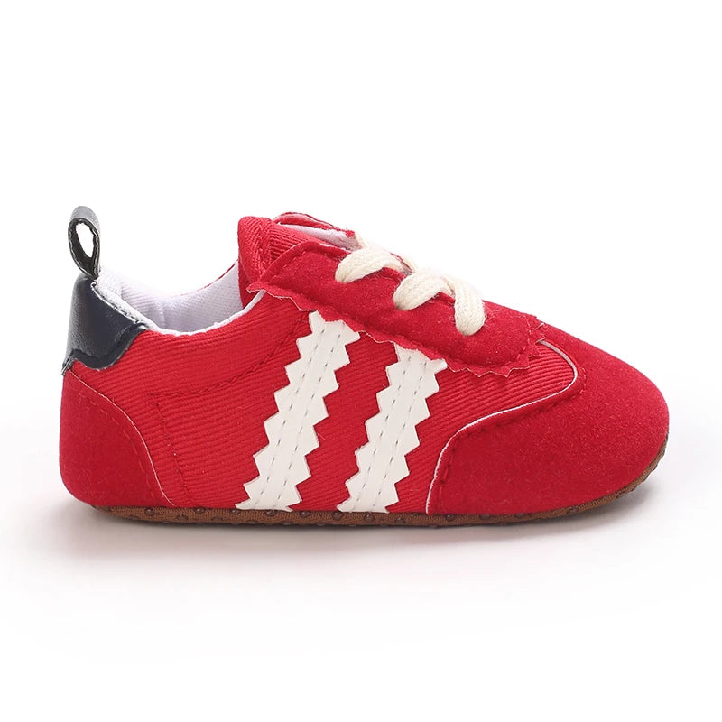 Baby Sneakers - Non-Slip Prewalker Shoes for Boys & Girls (0-18M)