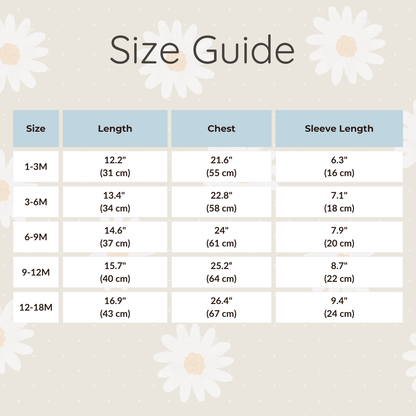 Baby Cotton Sweatshirt Romper - 3D Cloud & Flower Applique (1-18M)