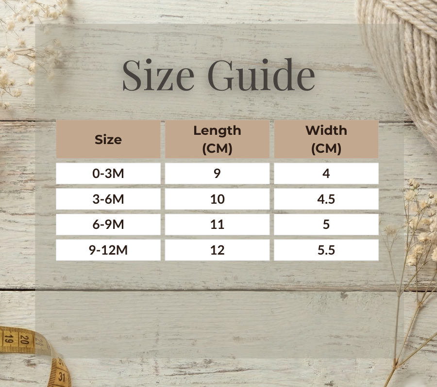 Chunky Knit Lace-Up Knit Baby Booties (0-18M)