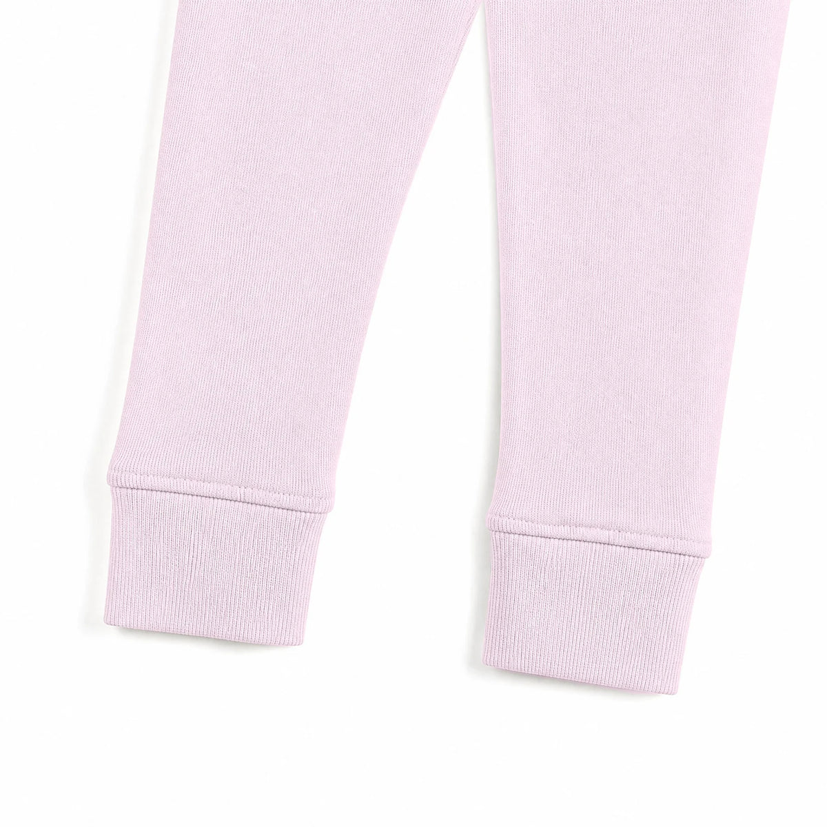 Toddler Girl Solid Light Pink Bamboo Viscose Two-Piece Pajama Set (2-4T)